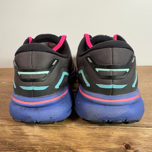Brooks Ghost 15 Running Shoe Womens SZ 9 Mesh Walking Athleisure Gray Pink Blue - Picture 4 of 10